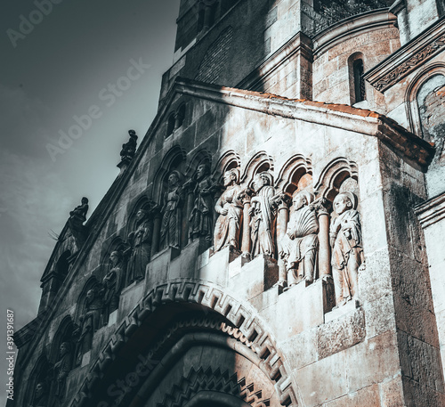 Jaki Chapel in Budapest Hungary with sepia effect photo