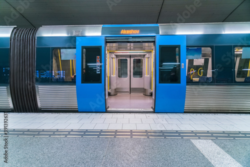 T Centralen, central subway station stockholm photo
