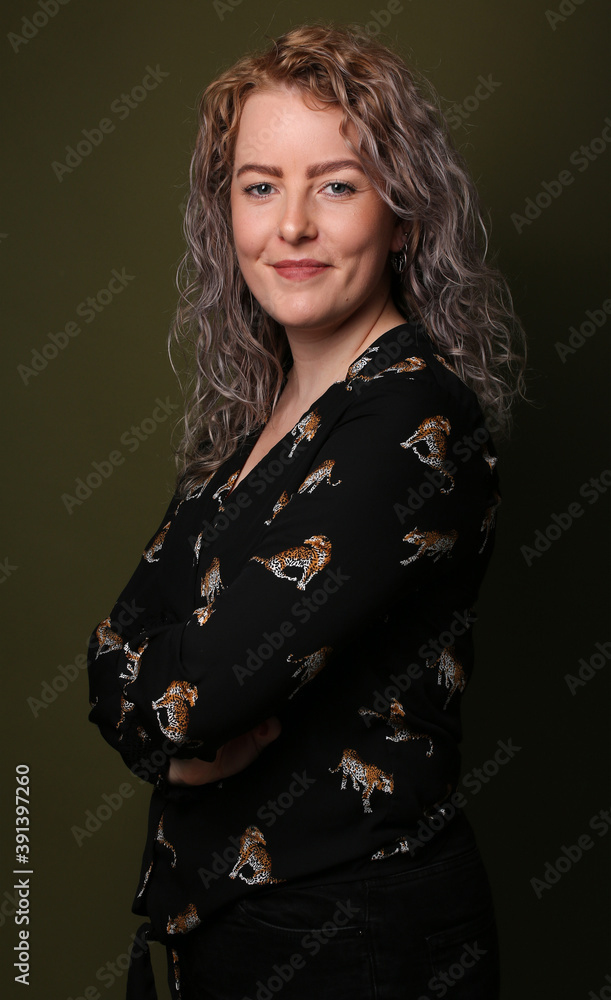 Portrait of a beautiful young woman Portrait of a beautiful young woman