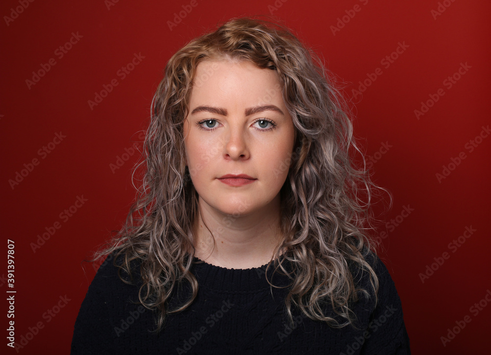 Portrait of a beautiful young woman Portrait of a beautiful young woman