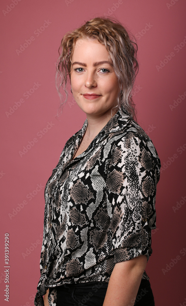 Portrait of a beautiful young woman Portrait of a beautiful young woman