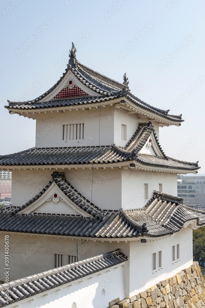 Akashi-jo (Akashi castle) in Hyogo prefecture in Japan Akashi-jo (Akashi castle) in Hyogo prefecture in Japan