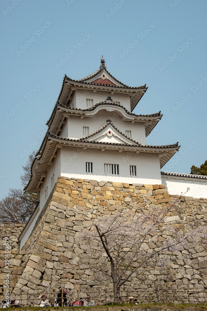 Akashi-jo (Akashi castle) in Hyogo prefecture in Japan Akashi-jo (Akashi castle) in Hyogo prefecture in Japan