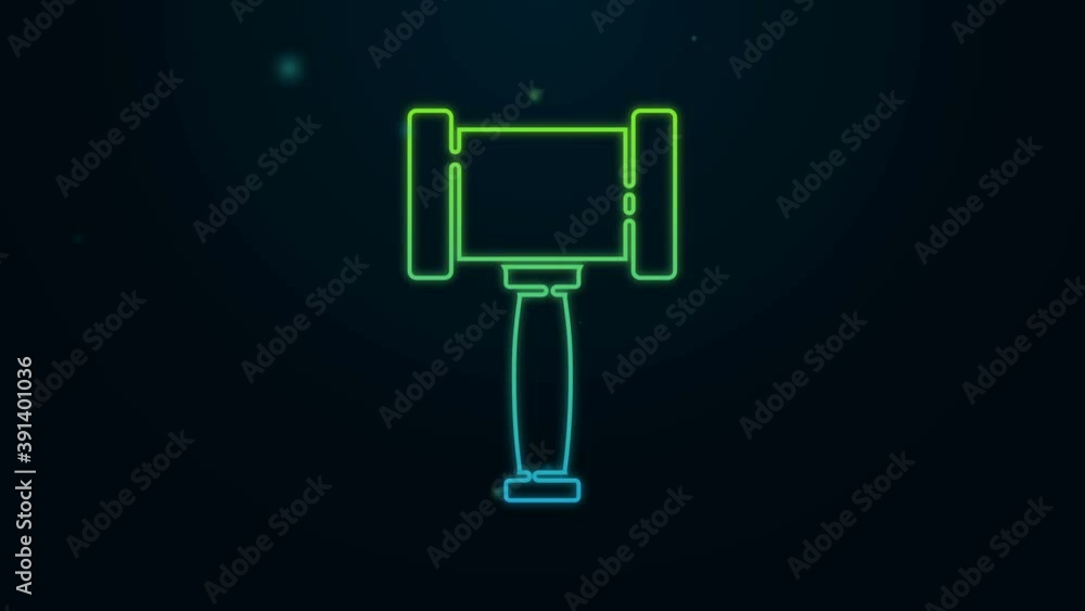Glowing neon line Judge gavel icon isolated on black background. Gavel for adjudication of sentences and bills, court, justice. Auction hammer. 4K Video motion graphic animation Glowing neon line Judge gavel icon isolated on black background. Gavel for adjudication of sentences and bills, court, justice. Auction hammer. 4K Video motion graphic animation
