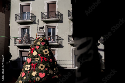 Foto de la plaza del Torico en Teruel 