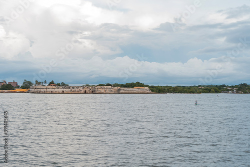 View of the historic Bocachica Fort near Cartagena, Colombia © Hector Pertuz