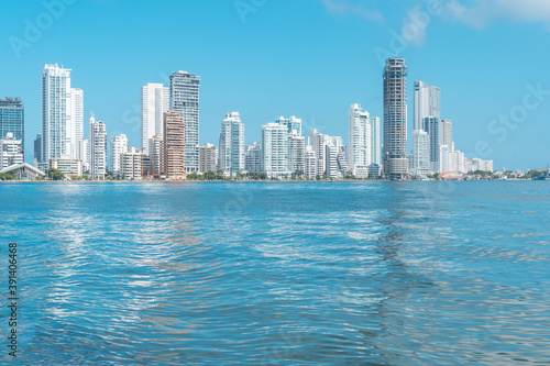 Beautiful view of the city of Cartagena - Colombia