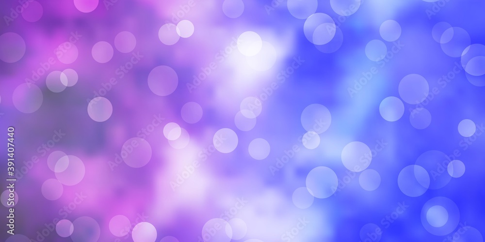 Light Pink, Blue vector backdrop with dots. Light Pink, Blue vector backdrop with dots.