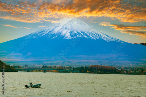 Japan. View of Fuji from th...