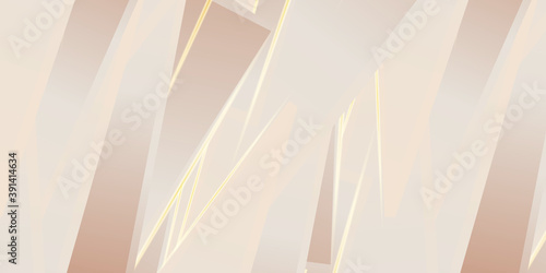 Abstract soft brown color background with gold lines