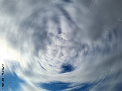 Swirl blur effect sky background