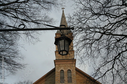 Lantern and Church Steeple photo