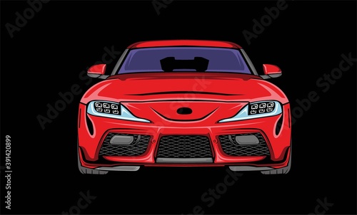 illustrator car vector