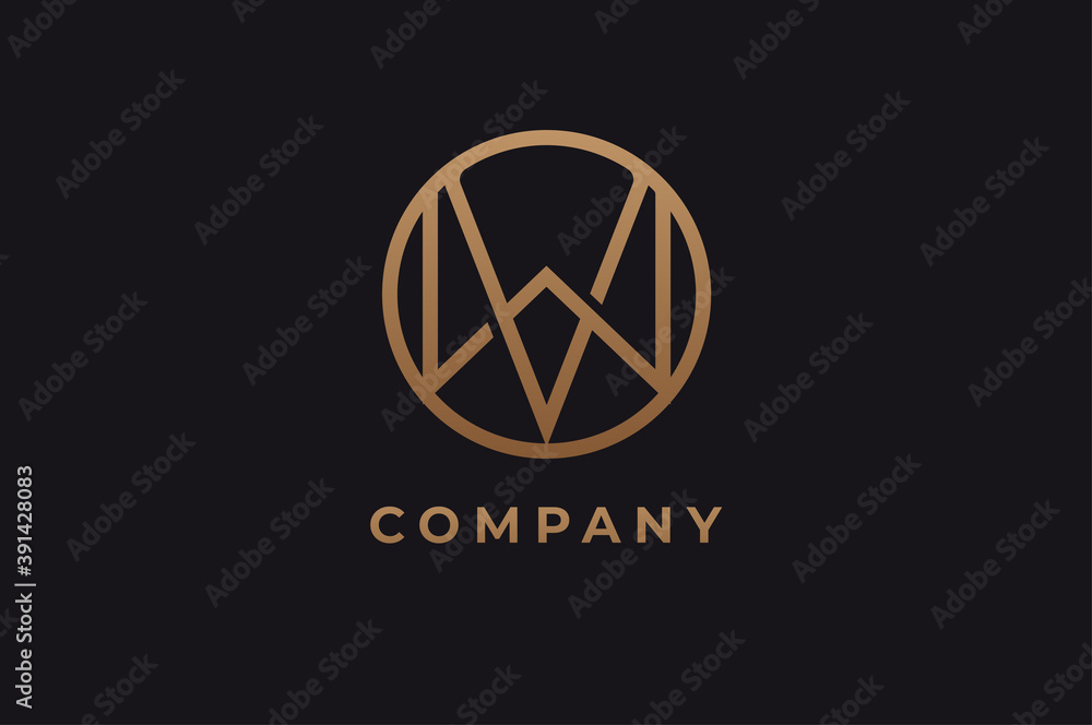 Abstract initial letter V and W logo,usable for branding and business logos, Flat Logo Design Template, vector illustration Abstract initial letter V and W logo,usable for branding and business logos, Flat Logo Design Template, vector illustration