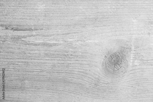 B&W Wood Background With Knothole