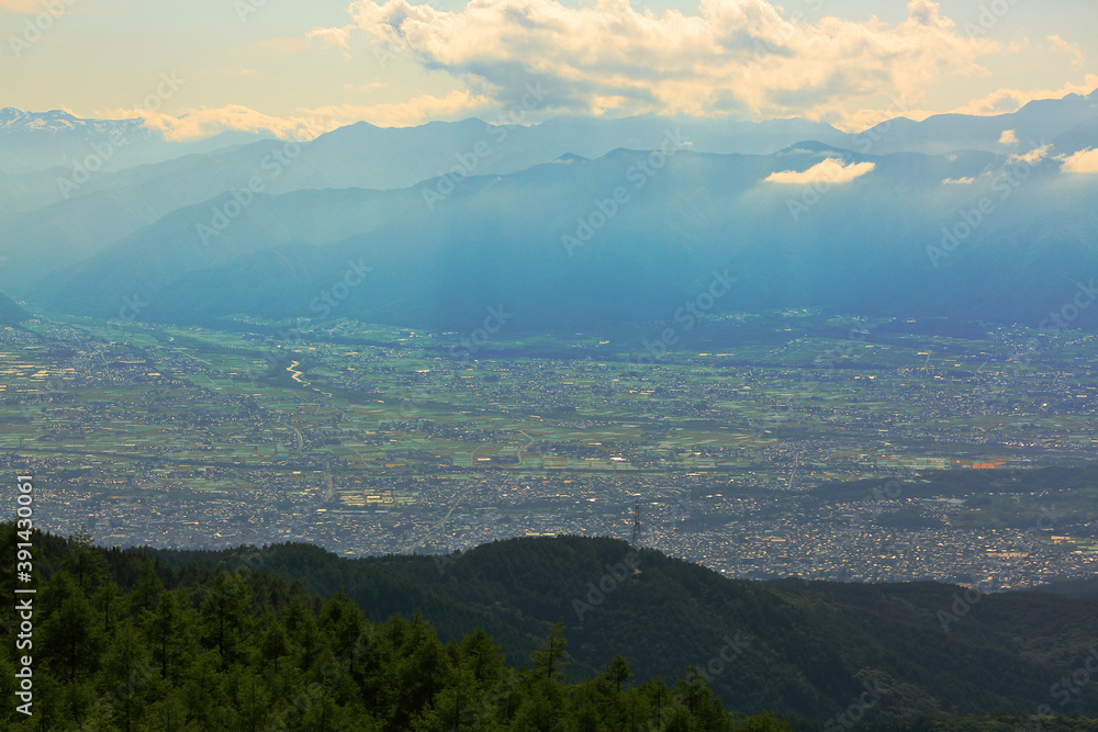 Fototapeta premium 松本盆地