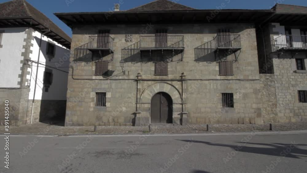 old buildings in Otsagabia / Ochagavía , Navarra, Spain old buildings in Otsagabia / Ochagavía , Navarra, Spain