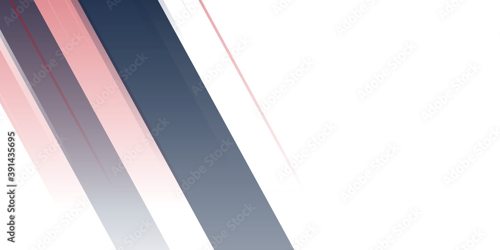 Fototapeta premium Minimalist red blue and white gradient abstract background vector design for banner, presentation, corporate cover template and much more