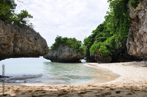 beautiful beach Mowuru, North Buton 