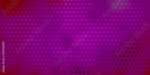 Dark Pink vector layout with circles.