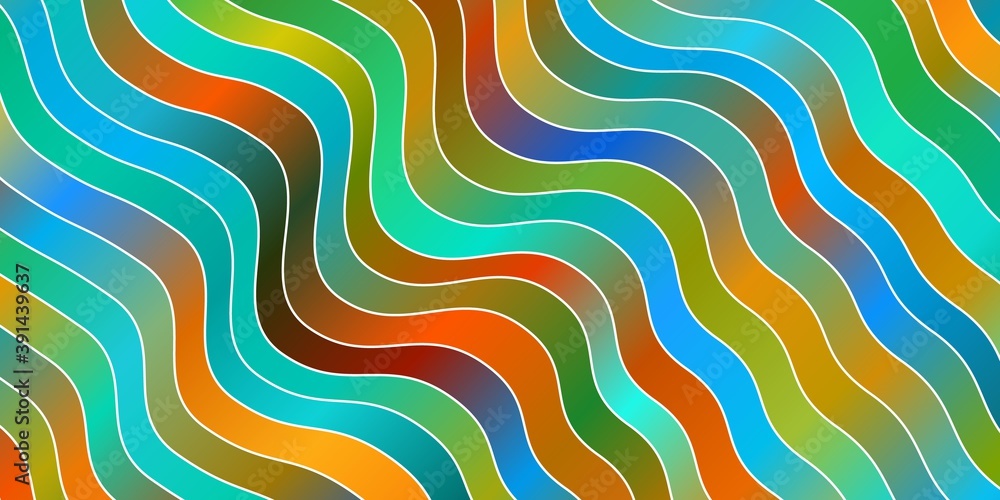 Light Blue, Yellow vector template with lines. Light Blue, Yellow vector template with lines.