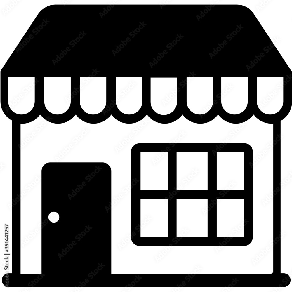 
Store glyph style icon 
