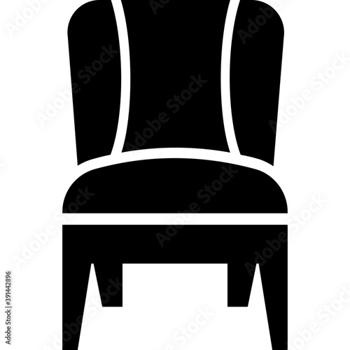 
A traditional style upholstered dining chair
