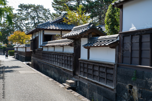 Obraz na płótnie 山口県萩市 萩城下町の風景
