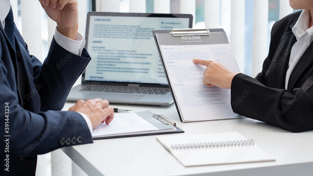 confident businessman sitting in front of office manager talk conducting to interviewer with colleague or boss for business confident businessman sitting in front of office manager talk conducting to interviewer with colleague or boss for business