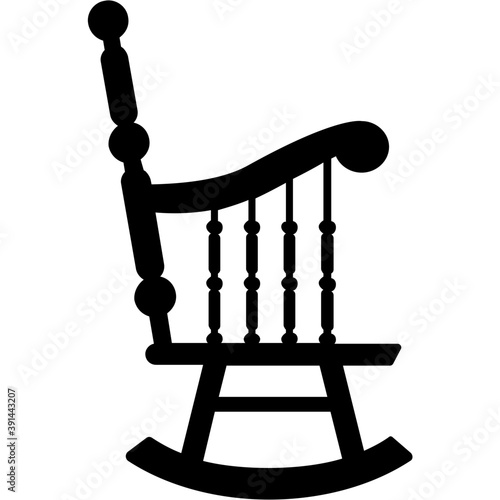 
A traditional style upholstered dining chair
