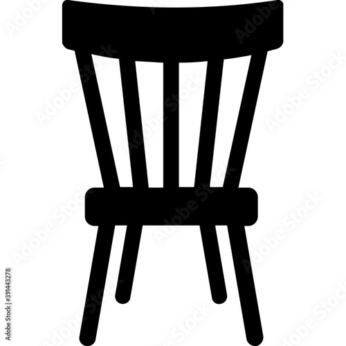 
A traditional style upholstered dining chair
