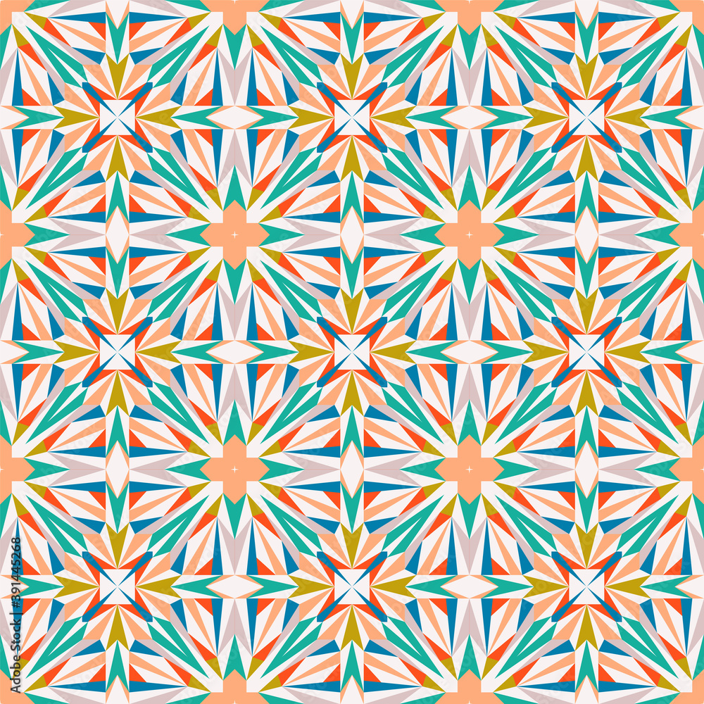 Geometric seamless pattern, abstract colorful background, fashion print with small shapes, vector texture for textile, fafric, wallpaper, wrapping paper. Geometric seamless pattern, abstract colorful background, fashion print with small shapes, vector texture for textile, fafric, wallpaper, wrapping paper.