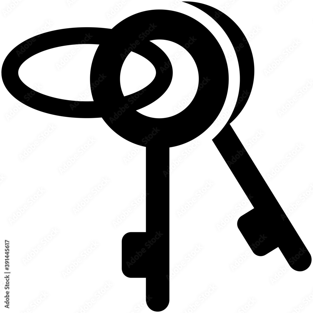 Couple of keys in a single keychain
Couple of keys in a single keychain