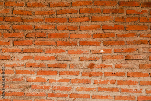 old red brick wall texture background