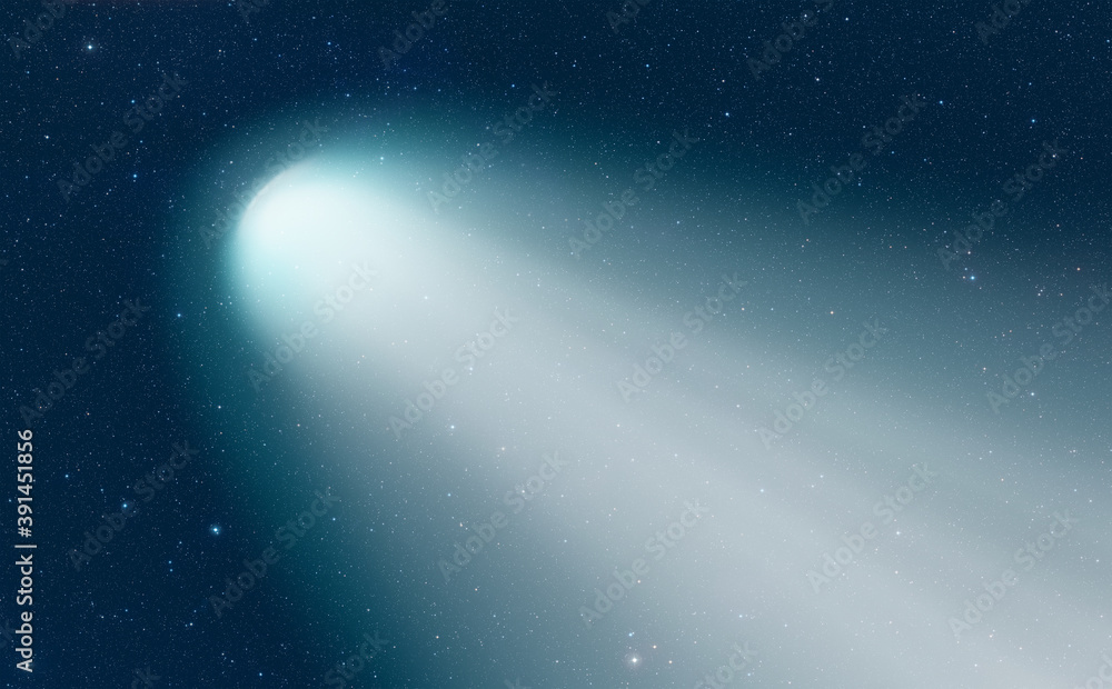 Fototapeta premium Comet on the space