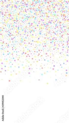 Festive ravishing confetti. Celebration stars. Col