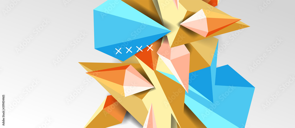3d low poly abstract shape background vector illustration 3d low poly abstract shape background vector illustration