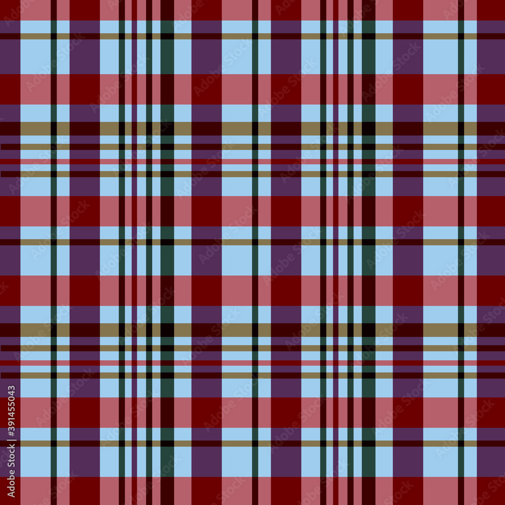 Dark tartan pattern, seamless Scottish kilt design, colorful plaid ornaments, geometric stylish background. Dark tartan pattern, seamless Scottish kilt design, colorful plaid ornaments, geometric stylish background.