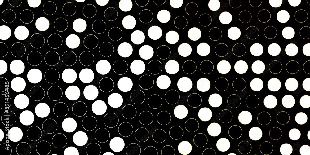 Dark Orange vector template with circles. Dark Orange vector template with circles.