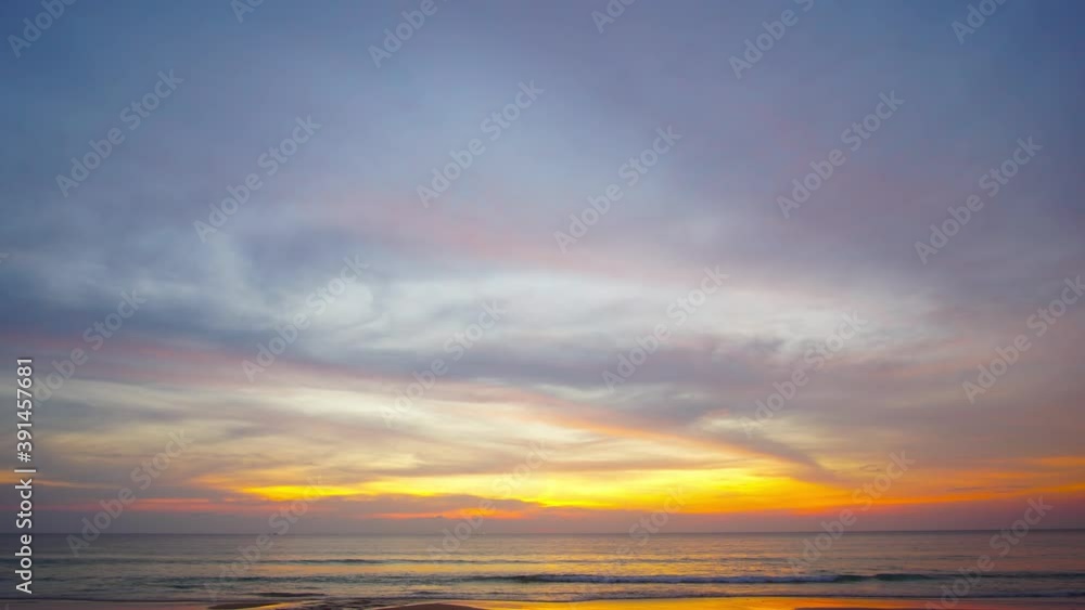 Time lapse video 4K. Nature video High quality foottage. Scene of Colorful romantic sky sunset with Moving clouds background. time lapse day to night in nature and travel concept. Time lapse video 4K. Nature video High quality foottage. Scene of Colorful romantic sky sunset with Moving clouds background. time lapse day to night in nature and travel concept.