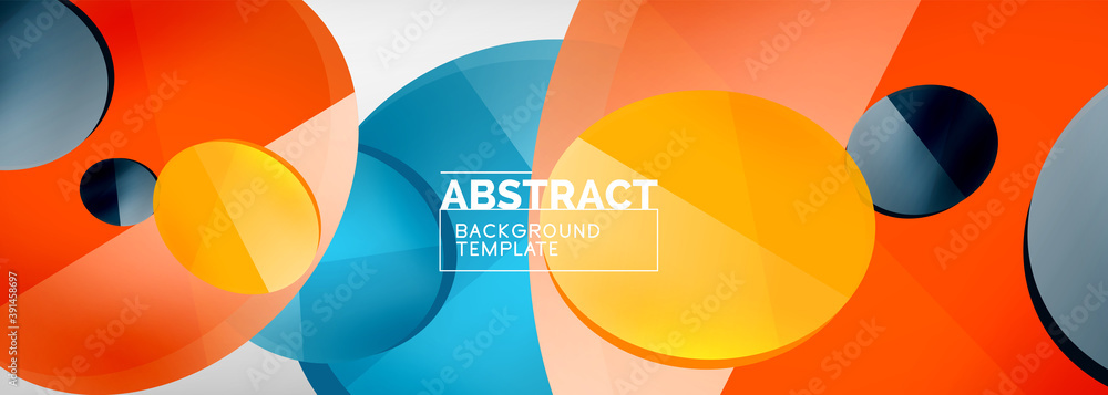 Abstract glossy round shapes vector background. Vector futuristic illustration for covers, banners, flyers and posters and other Abstract glossy round shapes vector background. Vector futuristic illustration for covers, banners, flyers and posters and other