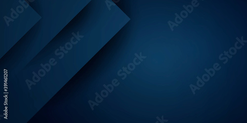 Blue abstract background with 3D rendering and overlap shadow