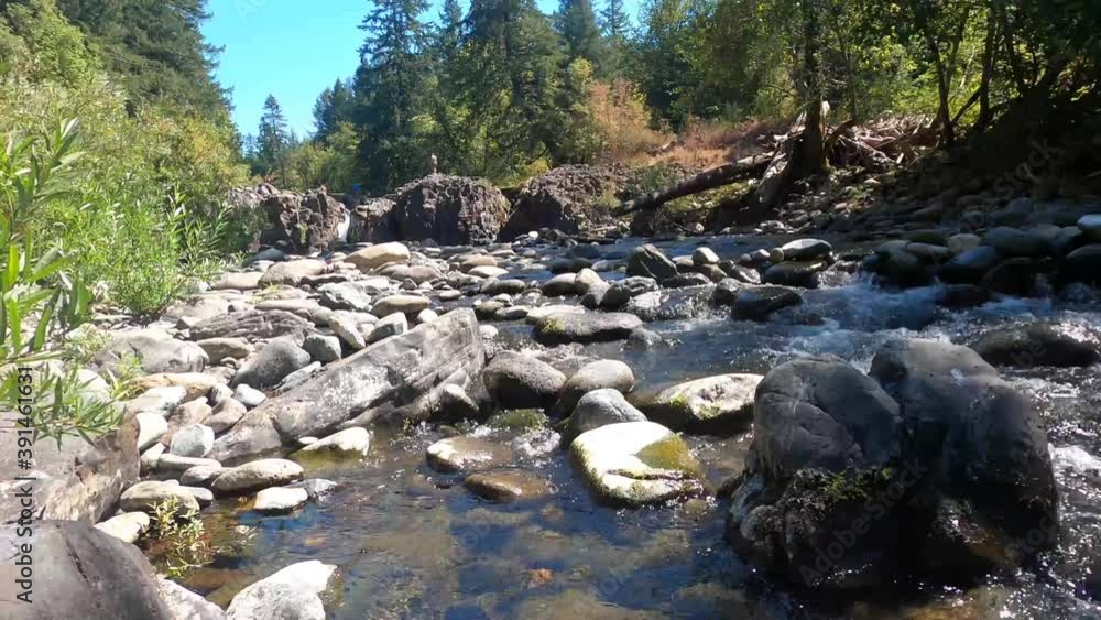This is a view below Wildwood Falls. This is a view below Wildwood Falls.