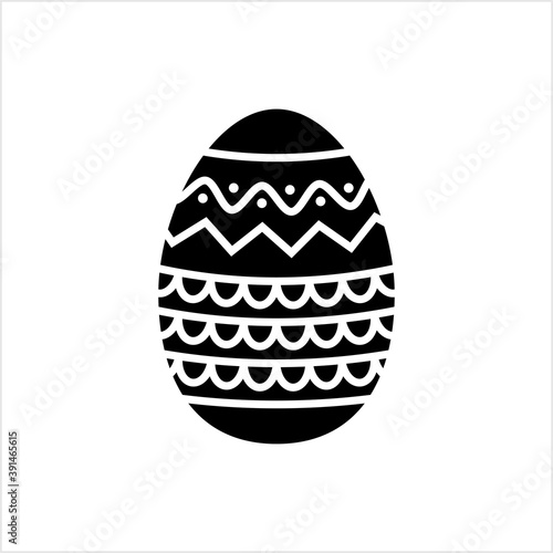 Easter Egg Icon, Paschal Egg Icon, Decorated Easter Gift