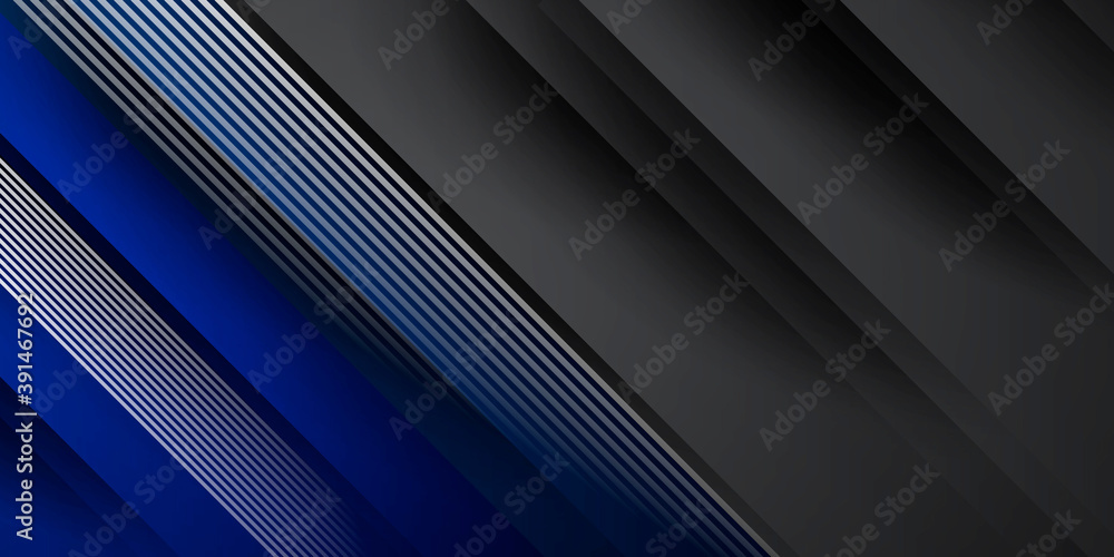 Abstract blue light arrow on black with hexagon mesh design modern luxury futuristic technology background vector illustration. Abstract blue light arrow on black with hexagon mesh design modern luxury futuristic technology background vector illustration.