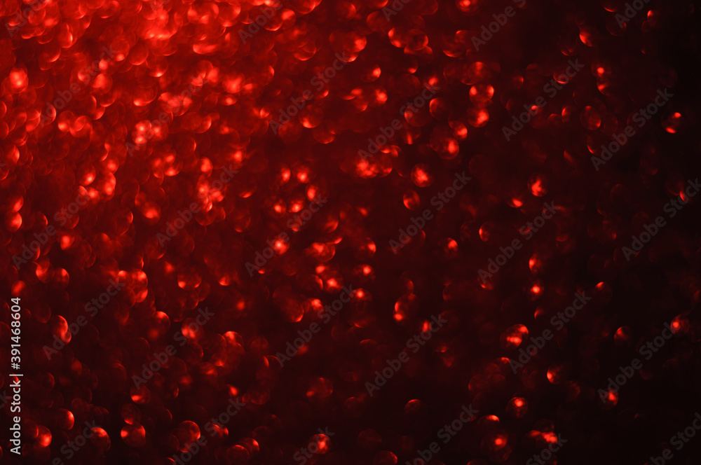 Red Bokeh background,Defocused Red Lights, Digital illustration stock photo, Abstract Backgrounds, Valentine's Day