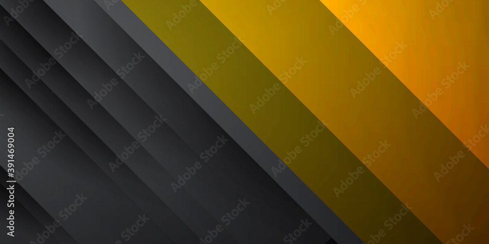 Futuristic and dynamic yellow orange grey black stripes abstract overlap layer on pattern background. Futuristic and dynamic yellow orange grey black stripes abstract overlap layer on pattern background.