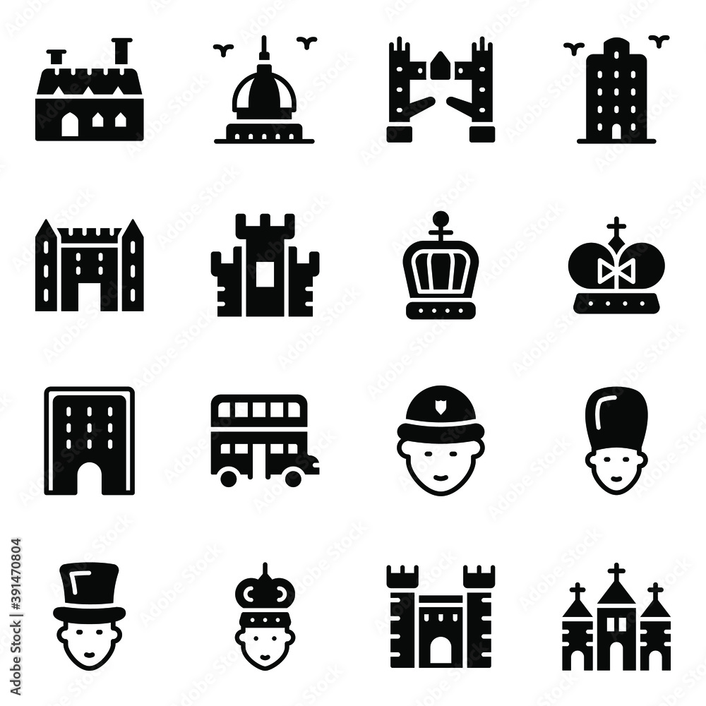 United Kingdom Architecture Solid Vectors
United Kingdom Architecture Solid Vectors