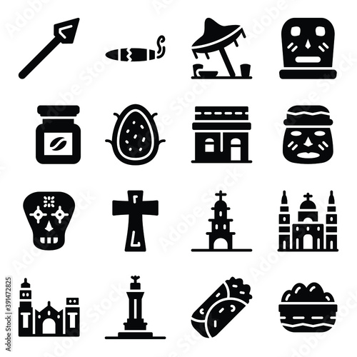 
Mexican Elements in Modern Filled Style 
