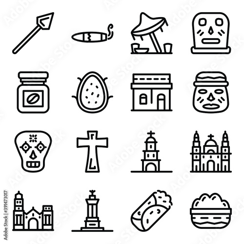 
Mexican Elements in Modern Filled Style 
